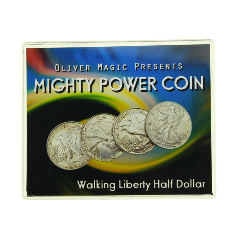Mighty Power Coin Walking Liberty Half Dollar - Click Image to Close