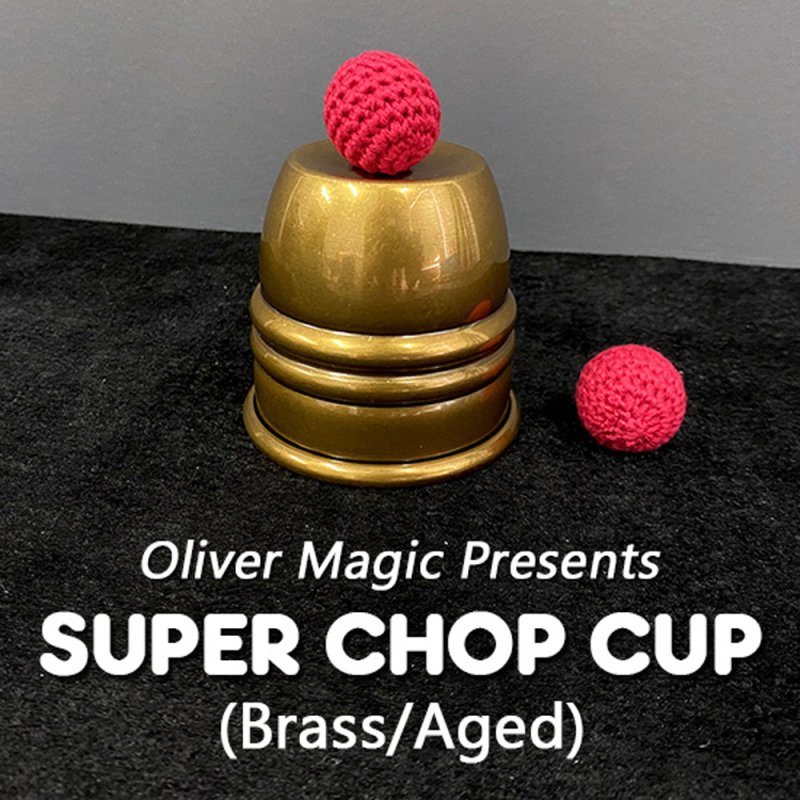 Super Chop Cup Brass Aged - Click Image to Close